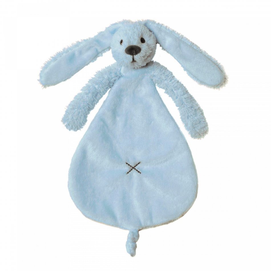 Richie Rabbit Knuffeldoekje blauw