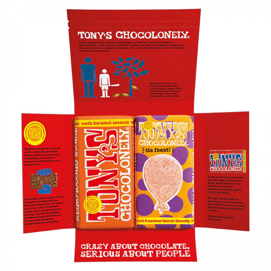 Tony's Chocolonely Hieperdepiepert giftbox