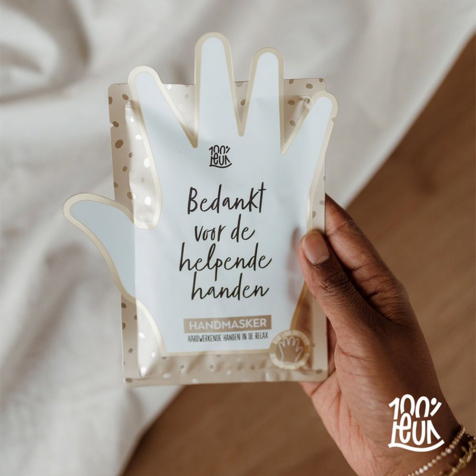 Handmasker - Bedankt voor de helpende handen