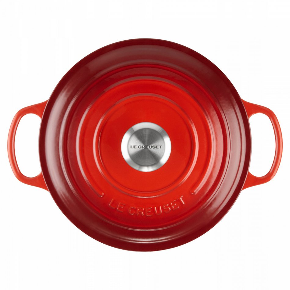 Braadpan Rond Kersenrood
