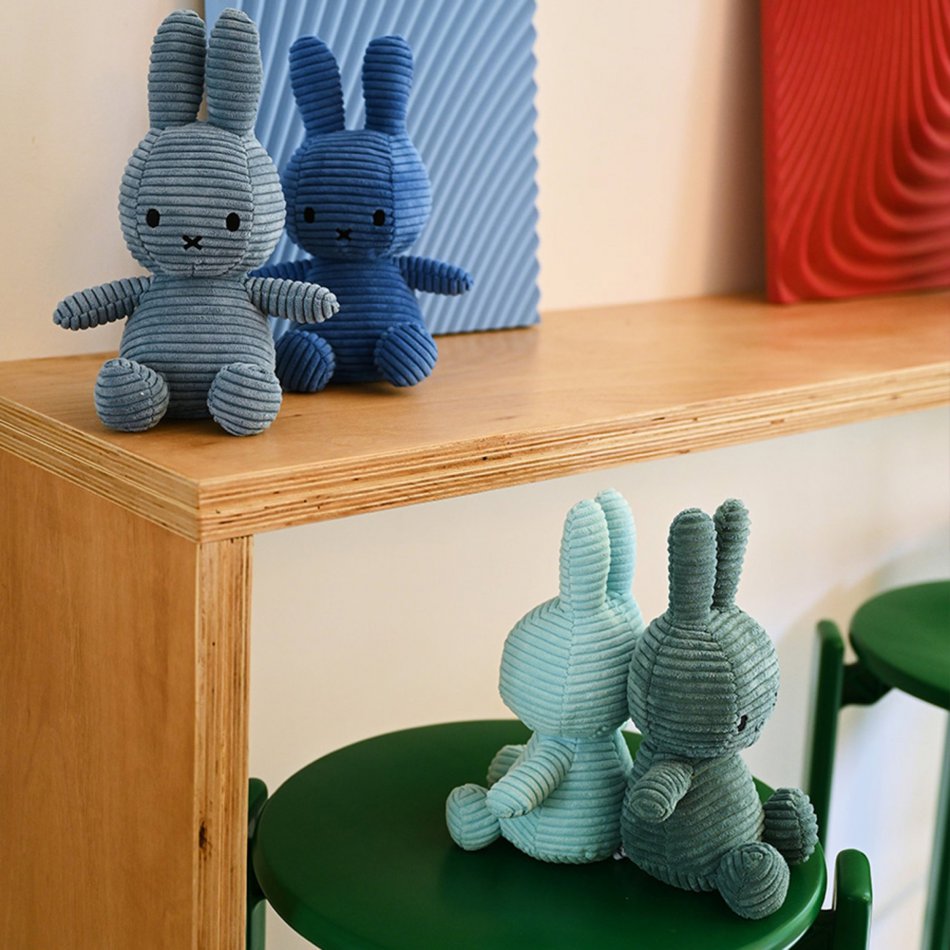 Nijntje ECO Corduroy Aviator Blue - 23 cm